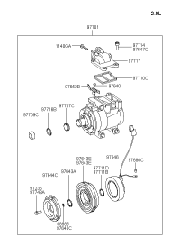 976432E300-PULLEY ASSY-A/CON COMPRESSOR