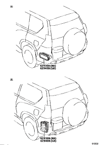6290360101-DUCT ASSY, QUARTER VENT, RH/LH