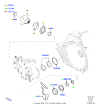 7E5Z7H469A-GASKET,W.PUMP INLET