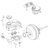 6QD611301A-Reservoir, brake fluid