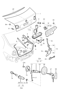 6QD827025A-Cover, rr. hatch