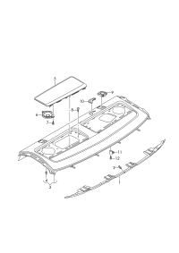 8E0831575A-Band, crash (self-adhesive)