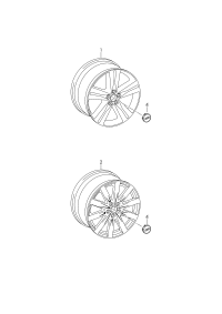 4M0601025A-Wheel rim: