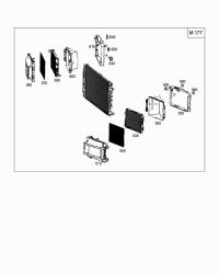 0995030200-GRILLE ASSY-REAR COOLER,OUTLET