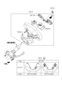 967104X500DAQ-SWITCH ASSY-STRG REMOTE CONT