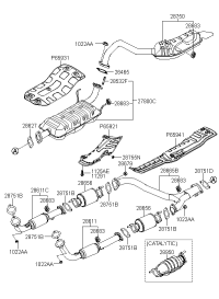 287003E060-MUFFLER ASSY-MAIN