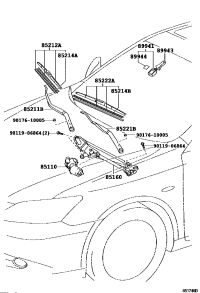 8511033330-MOTOR ASSY, WINDSHIELD WIPER