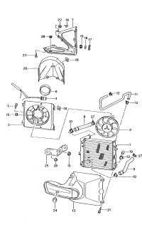 99610613151-RADIATOR VW-BORA/AUDI/SKODA