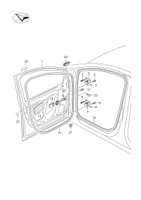 7N0831055AF-Fit door: