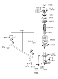546201G100-SEAT ASSY-SPRING,UPR