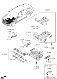 291103N100-Pnl assy-under cover