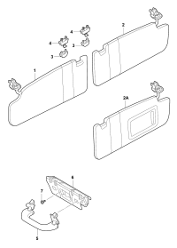 6VD857551-VISOR