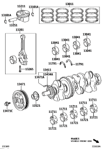 117113602001-BEARING, CRANKSHAFT