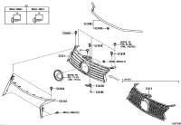 5311130D90-GRILLE, RADIATOR