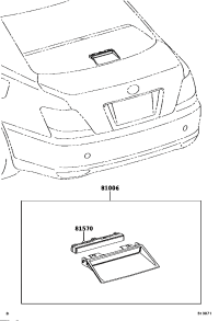 810060P021A0-LAMP SET, STOP CENTER