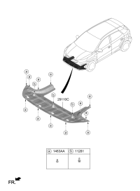 29110K8100-Pnl assy-under cover