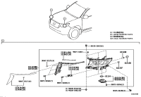 533950G040-Grommet, headlamp, rh