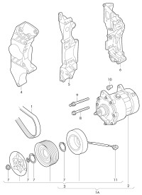L1JD820803-Ac compressor with magnetic clutch