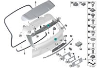 51769854893-Gasket, trunk lid