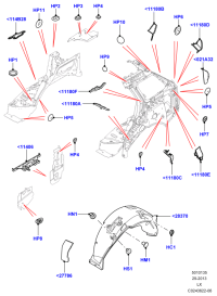 LR044419-RUBBER,T/MISSION MT