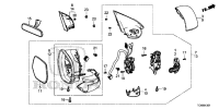 34300T0AH01-LAMP ASSY-SIDE REPEATER RH