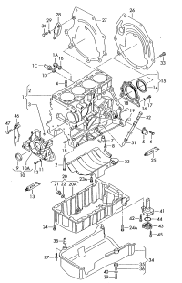06B103101B-Cylinder block w/piston