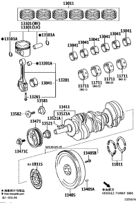 1301131230-RING SET, PISTON