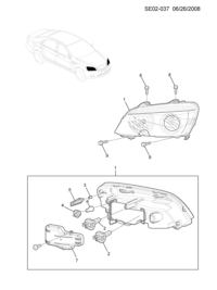 9031062-Headlamp, (incl 2-7)