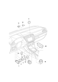 5G1941431R-Switch, multi control