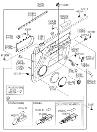 828733E000-JOINT-DR SIDE DEFROSTER LH