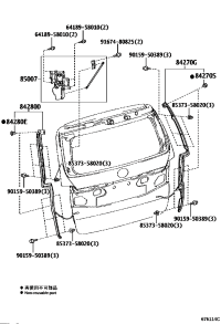8427058030-SENSOR ASSY, POWER BACK DOOR, RH