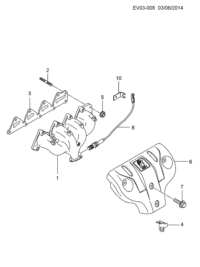 5493852-MANIFOLD, EXHAUST