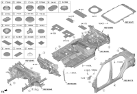 84120R9000-PAD ASSY-ISOLATION DASH PANEL