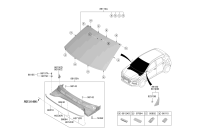 86110O1000-GLASS ASSY-W/SHLD