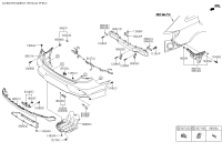 95720E5000-Ultrasonic sensor assy - parking assist system