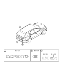 863133E001-EMBLEM-SYMBOL MARK -`H`