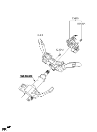 93400S69704X-SWITCH ASSY-MULTIFUNCTION
