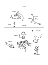 934802C015-SWITCH ASSY-MULTIFUNCTION