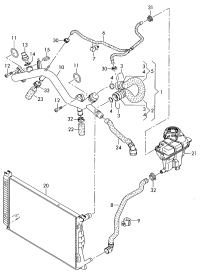 06E121045E-Coolant pipe