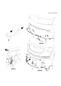 84015300-Sensor, parking sr warning