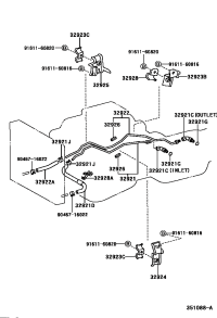 3292260181-TUBE, OIL COOLER OUTLET, NO.1