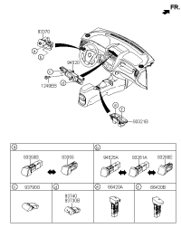 9357003391XBR-SWITCH ASSY-P/WDO MAIN