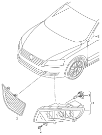5LD941699A-Halogen fog lamp