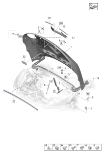 95B823031JYGRV-Cowl top lid