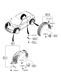 868222V000-GUARD-RR WHEEL RH
