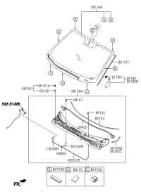 861302Z000-Weatherstrip, fr. wind
