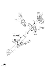 934200U000-SWITCH ASSY-WIPER & WASHER