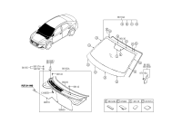 86110J4000-GLASS ASSY-W/SHLD