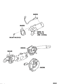 8414002270-SWITCH ASSY, HEADLAMP DIMMER