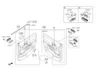82620A9020CR-HANDLE ASSY-DR I/S R